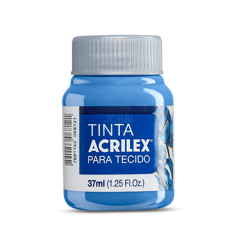 Pintura para Tela Acrilex 37ml Azul Caribe 560