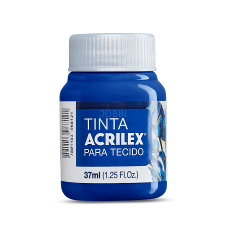 Pintura para Tela Acrilex 37ml Azul Cobalto 502