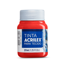 Pintura para Tela Acrilex 37ml Rojo Escarlata 508