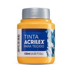 Pintura para tela Acrilex 120ml Amarillo Oro 505