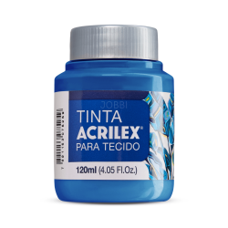 Pintura para tela Acrilex 120ml Azul Cobalto 502