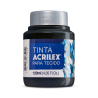 Pintura para tela Acrilex 120ml Negro 520