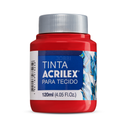 Pintura para tela Acrilex 120ml Rojo Tomate 583