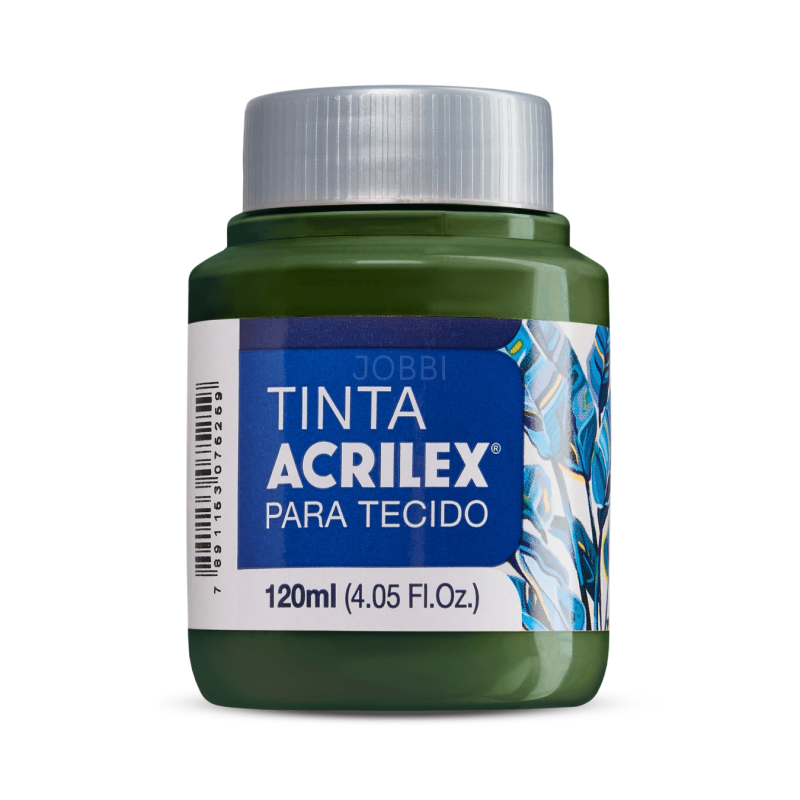 Pintura para tela Acrilex 120ml Verde Olivo 545