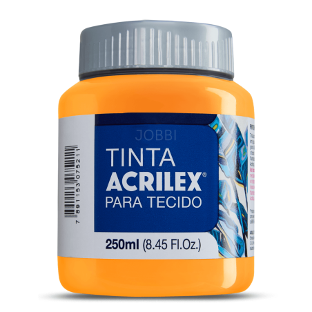 Pintura para tela Acrilex 250ml Amarillo Cadmio 536