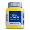 Pintura para tela Acrilex 250ml Amarillo Limón 504