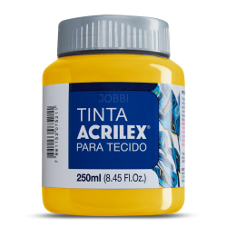 Pintura para tela Acrilex 250ml Amarillo Oro 505