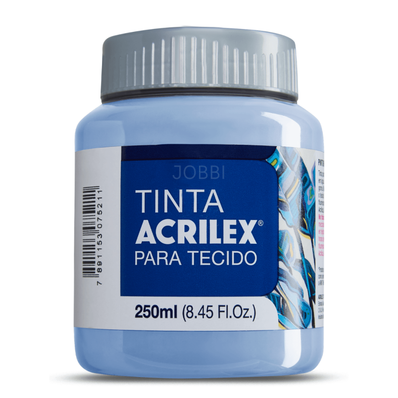 Pintura para tela Acrilex 250ml Azul Caribe 560