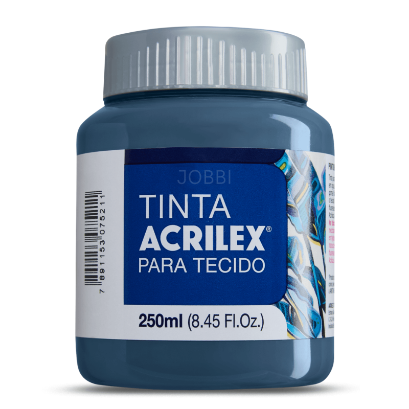 Pintura para tela Acrilex 250ml Azul Petróleo 596