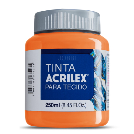 Pintura para tela Acrilex 250ml Naranja 517