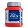 Pintura para tela Acrilex 250ml Rojo Bebé 800