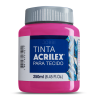 Pintura para tela Acrilex 250ml Rojo Carmín 509