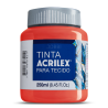 Pintura para tela Acrilex 250ml Rojo Fuego 507