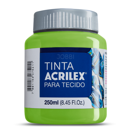 Pintura para tela Acrilex 250ml Verde Hoja 510