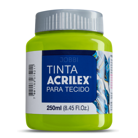 Pintura para tela Acrilex 250ml Verde Manzana 802
