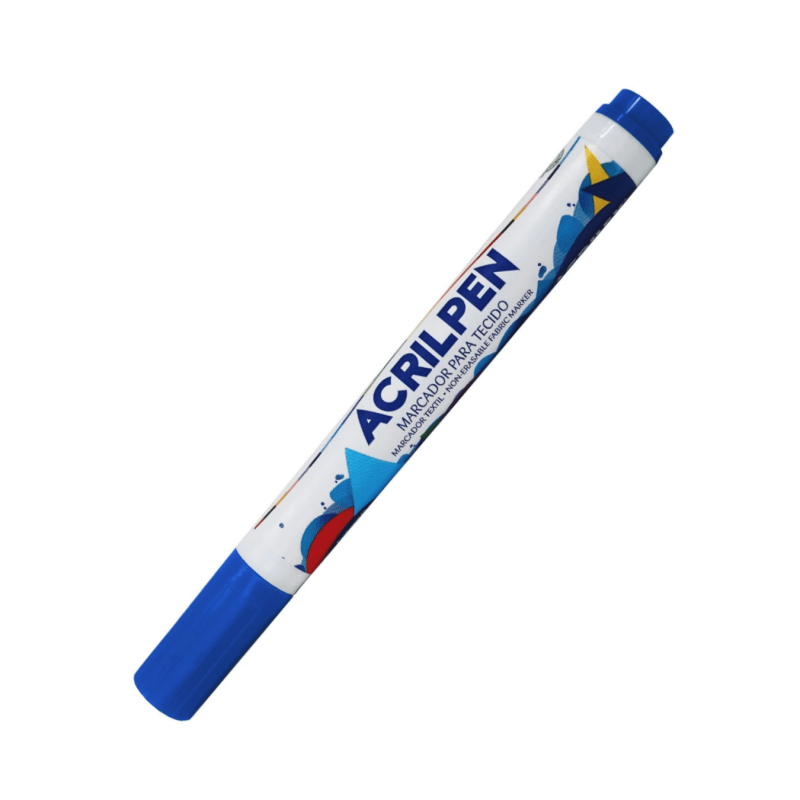 Marcador Para Tela Acrilpen Color Azul Turquesa - ACRILEX