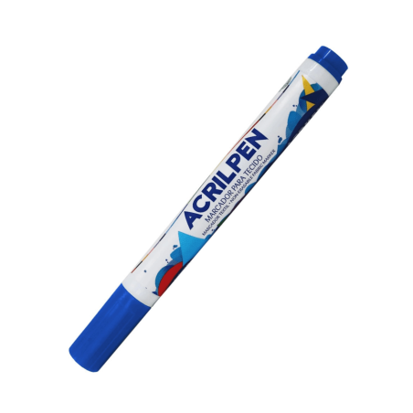 Marcador Para Tela Acrilpen Color Azul Turquesa - ACRILEX