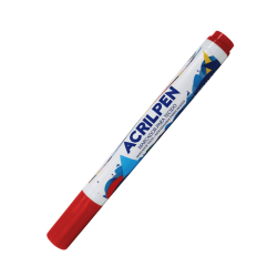Marcador Para Tela Acrilpen Color Rojo Fuego - ACRILEX