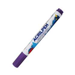 Marcador Para Tela Acrilpen Color Violeta - ACRILEX
