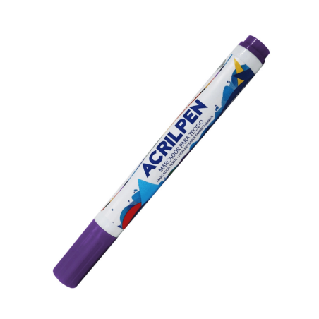 Marcador Para Tela Acrilpen Color Violeta - ACRILEX