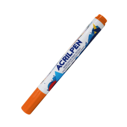 Marcador Para Tela Acrilpen Color Naranja - ACRILEX
