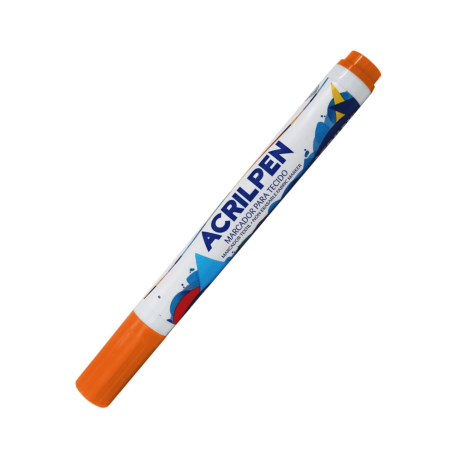 Marcador Para Tela Acrilpen Color Naranja - ACRILEX