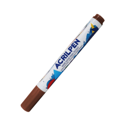 Marcador Para Tela Acrilpen Color Marrón - ACRILEX