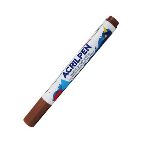 Marcador Para Tela Acrilpen Color Marrón - ACRILEX