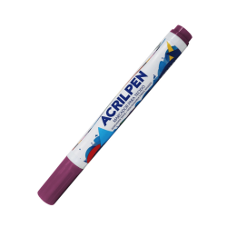 Marcador Para Tela Acrilpen Color Vino - ACRILEX