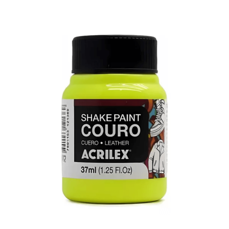 ACRILEX Pintura para Cuero Color Amarillo Limón 37ml