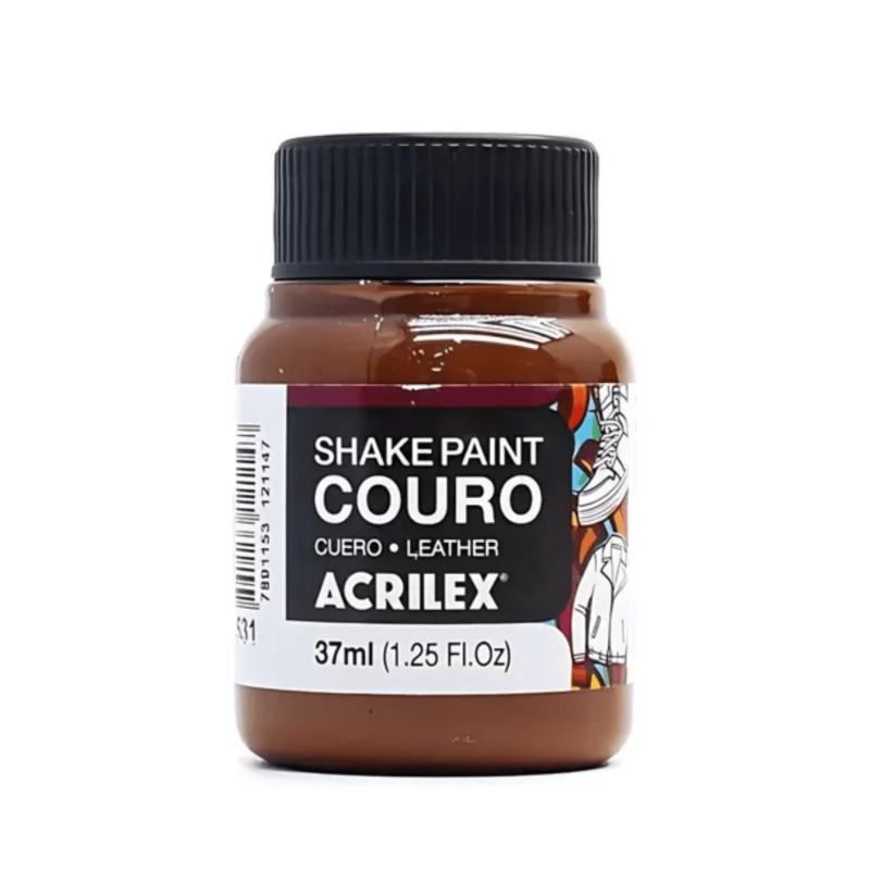 ACRILEX Pintura para Cuero Color Marrón 37ml
