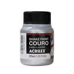 ACRILEX Pintura para Cuero Color Plata 37ml