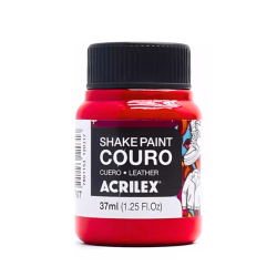 ACRILEX Pintura para Cuero Color Rojo Fuego 37ml