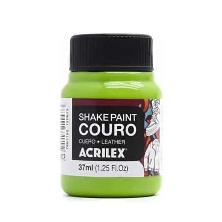ACRILEX Pintura para Cuero Color Verde Manzana 37ml
