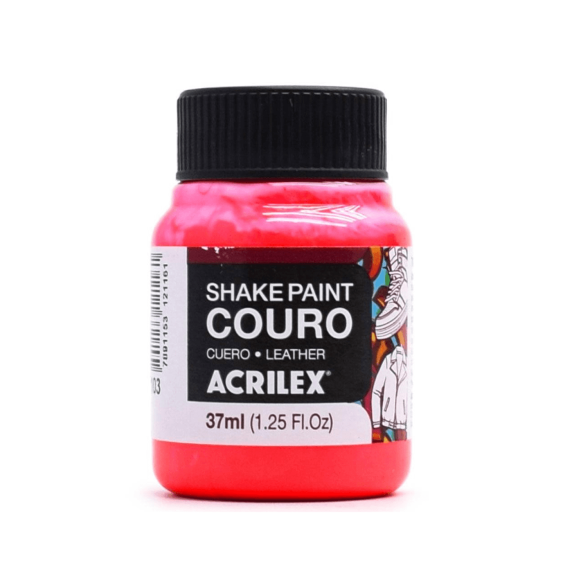 ACRILEX Pintura de Cuero Color Rojo 37ml