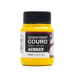 ACRILEX Pintura de Cuero Color Amarillo Dorado 37ml