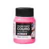 Pintura Para Cuero 37ml, Color Rosa Fosforescente ACRILEX