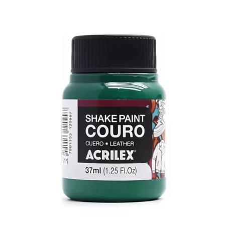 ACRILEX Pintura de Cuero Color Verde Bandera 37ml