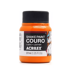 ACRILEX Pintura de Cuero Color Naranja 37ml