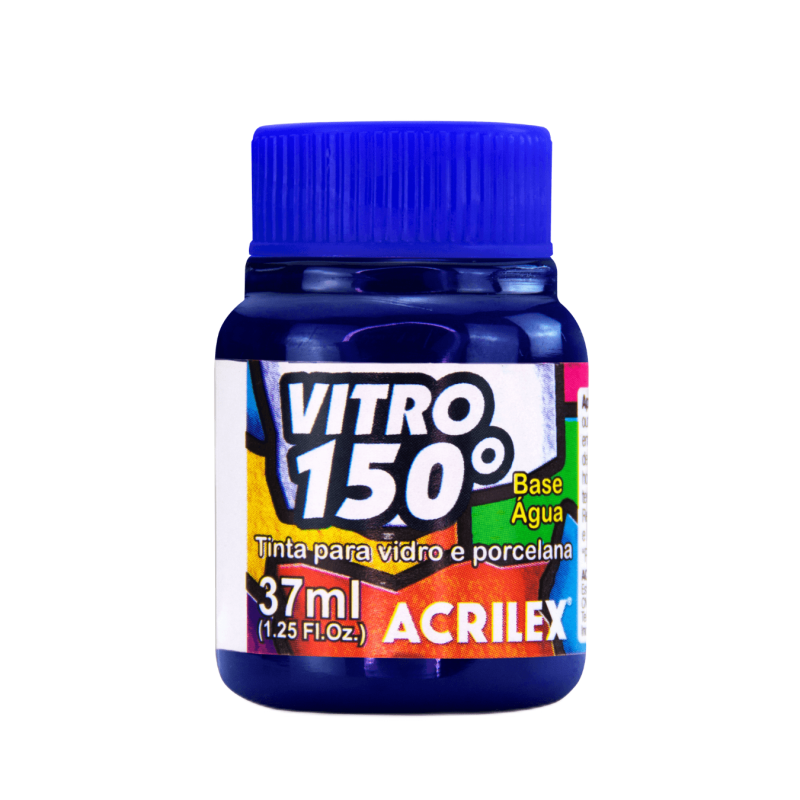 Pintura para Vidrio VITRO 150 Azul Intenso, ACRILEX
