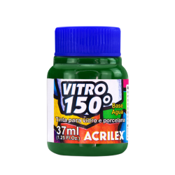 Pintura para Vidrio VITRO 150 Verde Hoja, ACRILEX