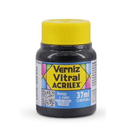 Barniz Vitral Azul Turquesa 37 ML, ACRILEX
