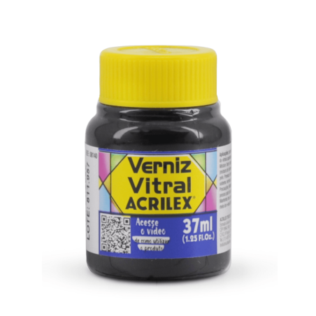 Barniz Vitral Azul Vivo 37 ML, ACRILEX