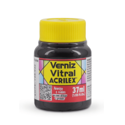Barniz Vitral Coral 37 ML, ACRILEX