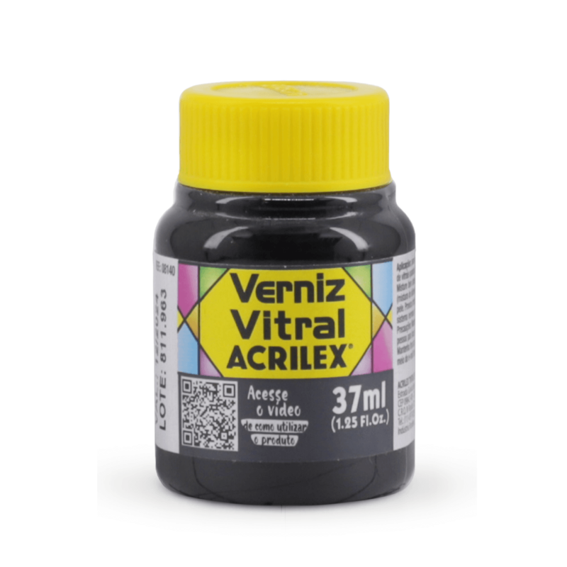 Barniz Vitral Gris Lunar 37 ML, ACRILEX
