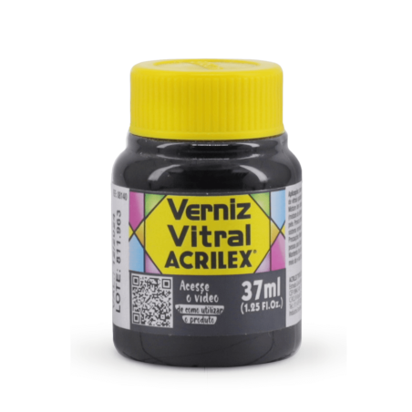Barniz Vitral Gris Lunar 37 ML, ACRILEX