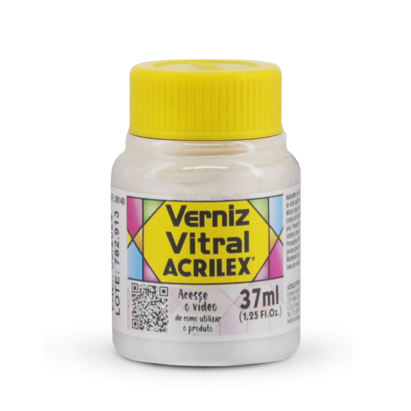 Barniz Vitral Madre Perla 37 ML, ACRILEX