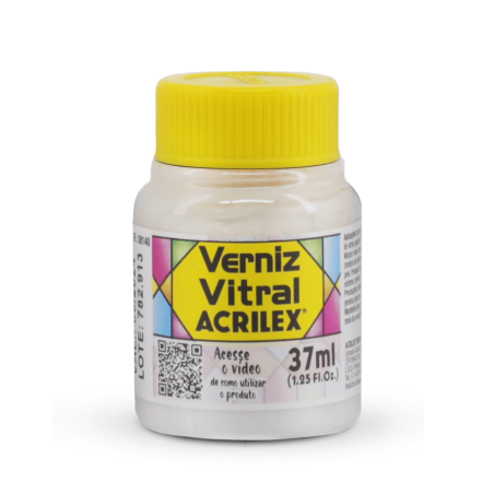 Barniz Vitral Madre Perla 37 ML, ACRILEX