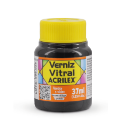 Barniz Vitral Naranja 37 ML, ACRILEX
