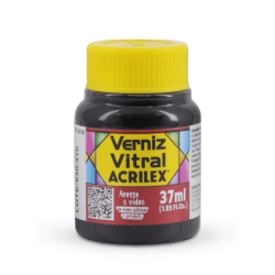 Barniz Vitral Rojo 37 ML, ACRILEX